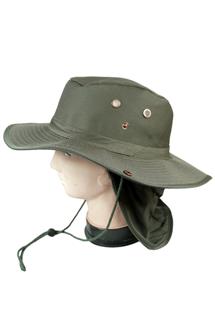 Ear Flap Boonie Bucket Hat-H1820-DARK OLIVE